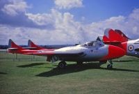 Photo: Royal Navy, De Havilland DH-115 Vampire, XA-129