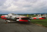 Photo: Royal Air Force, De Havilland DH-115 Vampire, XH329