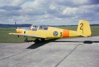 Photo: Swedish Air Force, Saab 91 Safir, 50002